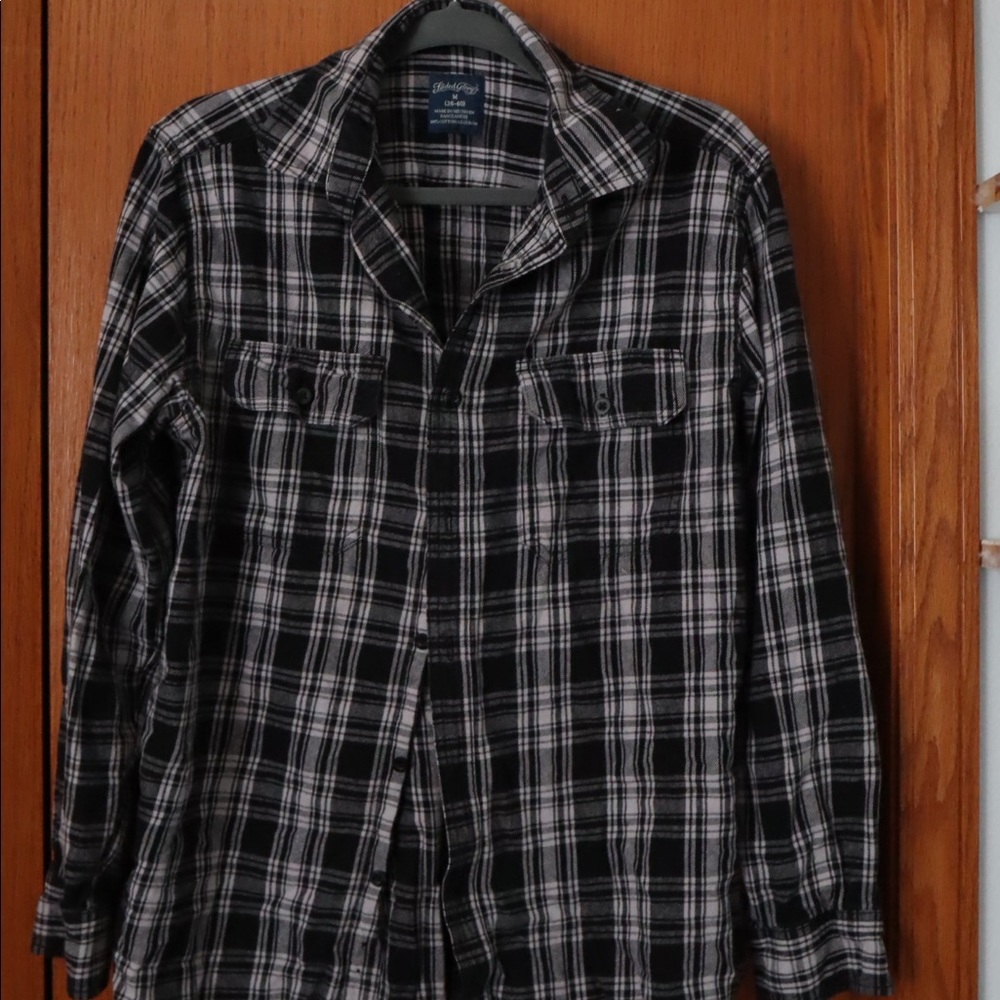 Faded Glory B&W Flannel